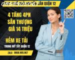 Cho thuê nhà nguyên căn 4PN, hẻm xe tải, Phường Trung Mỹ Tây, Quận 12