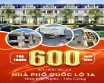 Nhà 1 trệt 1 lầu mặt tiền QL1A Thân Cửu Nghĩa chỉ 600 triệu nhận nhà ngay