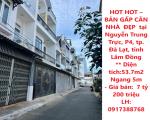 HOT HOT – BÁN GẤP CĂN NHÀ  ĐẸP  tại  Nguyễn Trung Trực, P4, tp. Đà Lạt, tỉnh Lâm Đồng