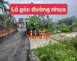 Mặt đường  nhựa Hòa Nghĩa  chỉ 9xx giá  đầu tư  - Diện tích 73.5m ,lô góc