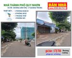 BÁN NHÀ MẶT TIỀN HOÀNG VĂN THỤ. PHƯỜNG QUANG TRUNG. TP QUY NHƠN