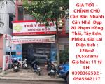 GIÁ TỐT - CHÍNH CHỦ Cần Bán Nhanh Căn Nhà  Đẹp 20 Phạm Hồng Thái, Tây Sơn, Pleiku, Gia Lai