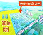 Đất nền KĐT Đức Giang - Trung tâm 645ha KCN quy mô 72.000 công nhân - Sổ đỏ sẵn