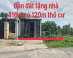 NGộp.Bán Đất Tặng Nguyên Căn Nhà Thái Mỹ -Củ Chi.DT 416m2(11x49 )SHR Giá 520tr