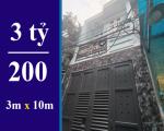 BÁN NHÀ HẺM 1041 TRẦN XUÂN SOẠN, TÂN HƯNG, QUẬN 7, 1 LẦU. GIÁ 3 TỶ 500