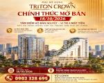 Mở Bán Triton Crown Phú Mỹ Hưng 18/10 – Cơ Hội Chọn Căn Đẹp, Giá Tốt Tại Hồ Bán Nguyệt
