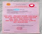 HOT HOT - CẦN BÁN LÔ ĐẤT Thôn Đông Dinh, Xã Diên Khánh, Khánh Hòa (XÃ Diên Toàn,  Diên