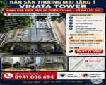 Chính chủ bán căn góc sàn thương mại VINATA TOWER – KHUẤT DUY TIẾN