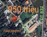 Bán gấp lô đất Thổ xã Vàm Cỏ không dính quy hoạch giá 950 triệu