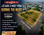 SIÊU PHẨM LÔ GÓC 2 MT- DƯƠNG THỊ MƯỜI – Q12 - 5.000m²  Ngang 78m  Giá 233 TỶ