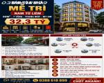 BÁN TÒA NHÀ MỄ TRÌ - NAM TỪ LIÊM - 80M² - 7 TẦNG - THANG MÁY - MT 6M - 32,3 TỶ