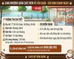 SANG NHƯỢNG QUÁN CAFE VIEW HỒ VĂN QUÁN - VÀO KINH DOANH NGAY Giá sang nhượng: 120 triệu