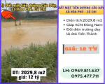 CHÍNH CHỦ BÁN 2 LÔ ĐẤT MẶT TIỀN CỦ CHI –  TPHCM , GIÁ TỐT