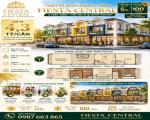 Chỉ 4,3 tỷ sỡ hữu SHOPHOUSE 2 tầng FIESTA CENTRAL trung tâm thành phố mới Bình Dương