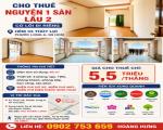 CHO THUÊ 60m2 , NGUYÊN 1 SÀN LẦU 2 , CÓ LỐI DI RIÊNG, TẠI HẺM 33 THUỶ LỢI , PHƯỚC LONG A,