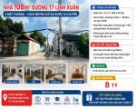 🏡 Nhà 108m² Linh Xuân – Gần Xa Lộ Hà Nội & Ga Metro – Không gian thoáng, vị trí thuận t