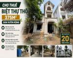 CHO THUÊ BIỆT THỰ GELEXIMCO LÊ TRỌNG TẤN - KHU D-XÂY THÔ 375M² – SÂN VƯỜN RỘN