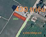 Bán lô đất thổ đường bê tông 4m giá 430 triệu